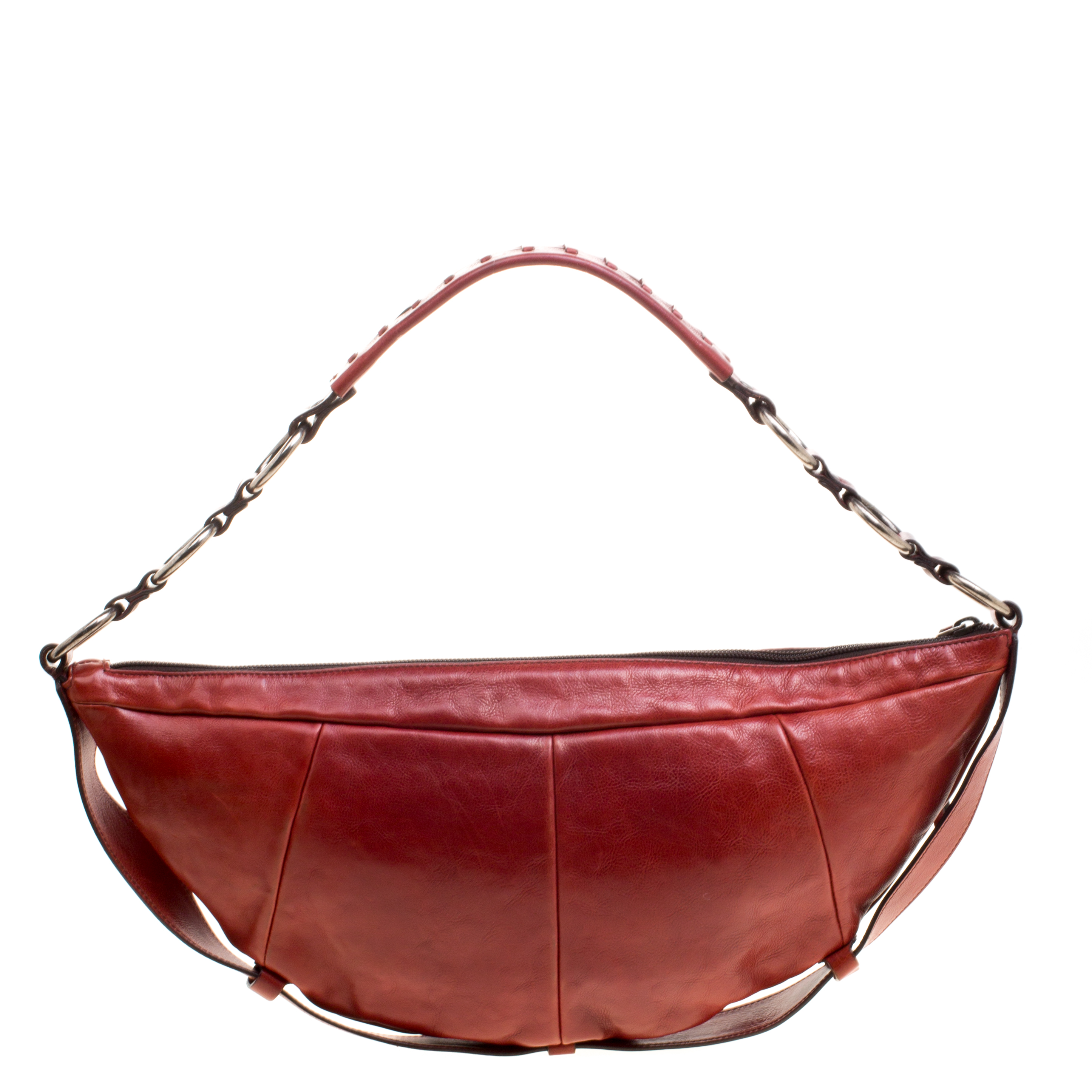 Red Crescent Moon Shoulder Bag