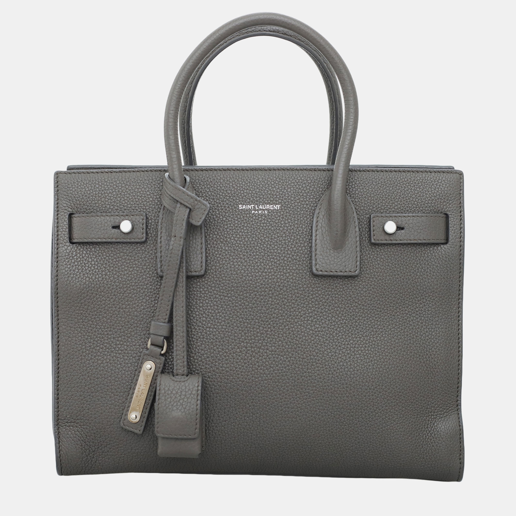 

Saint Laurent Paris Baby Supple Sac de Jour Bag, Grey