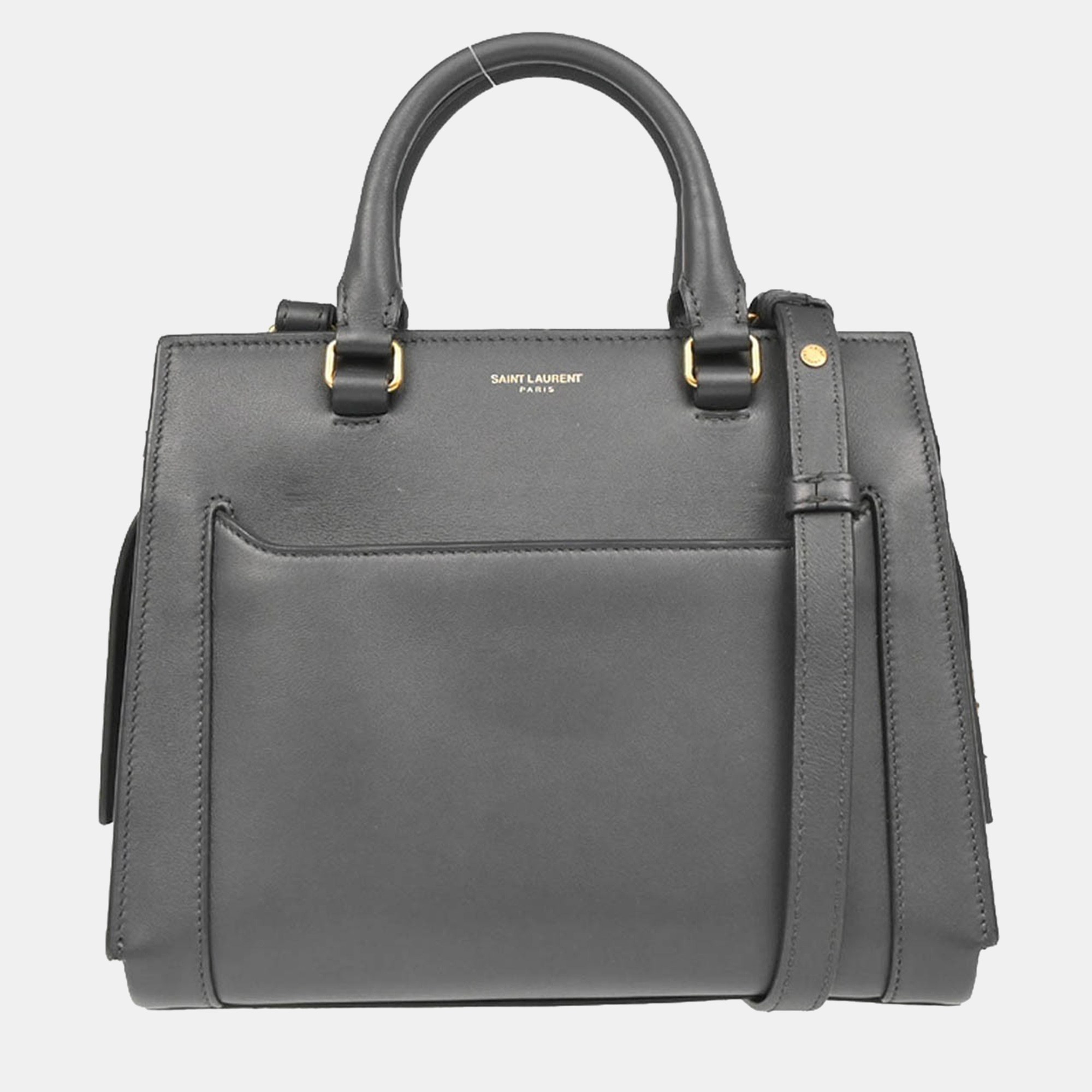 

Saint Laurent Gray East Side 2way Handbag, Grey