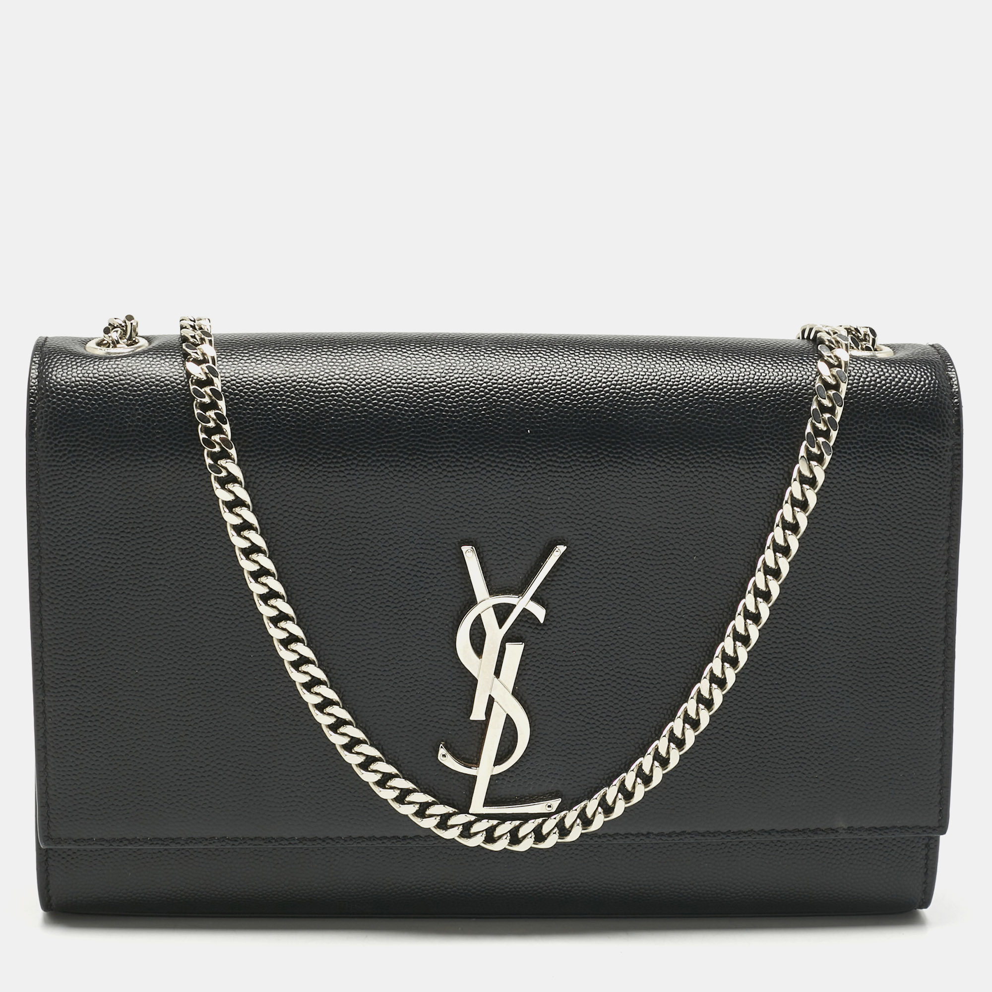 

Saint Laurent Black Leather  Kate Shoulder Bag