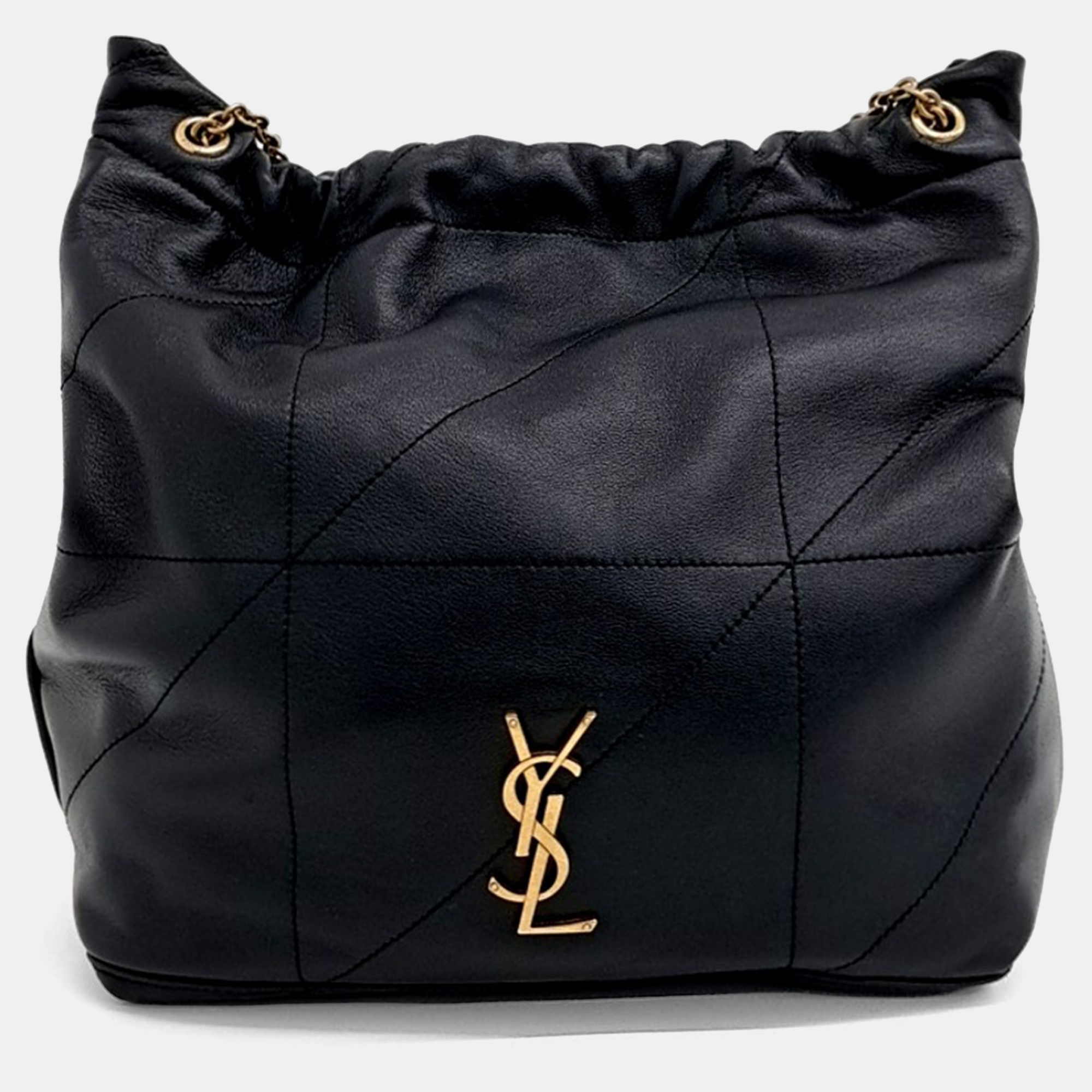

Saint Laurent Paris Black Leather Jamie 43 Fauchon