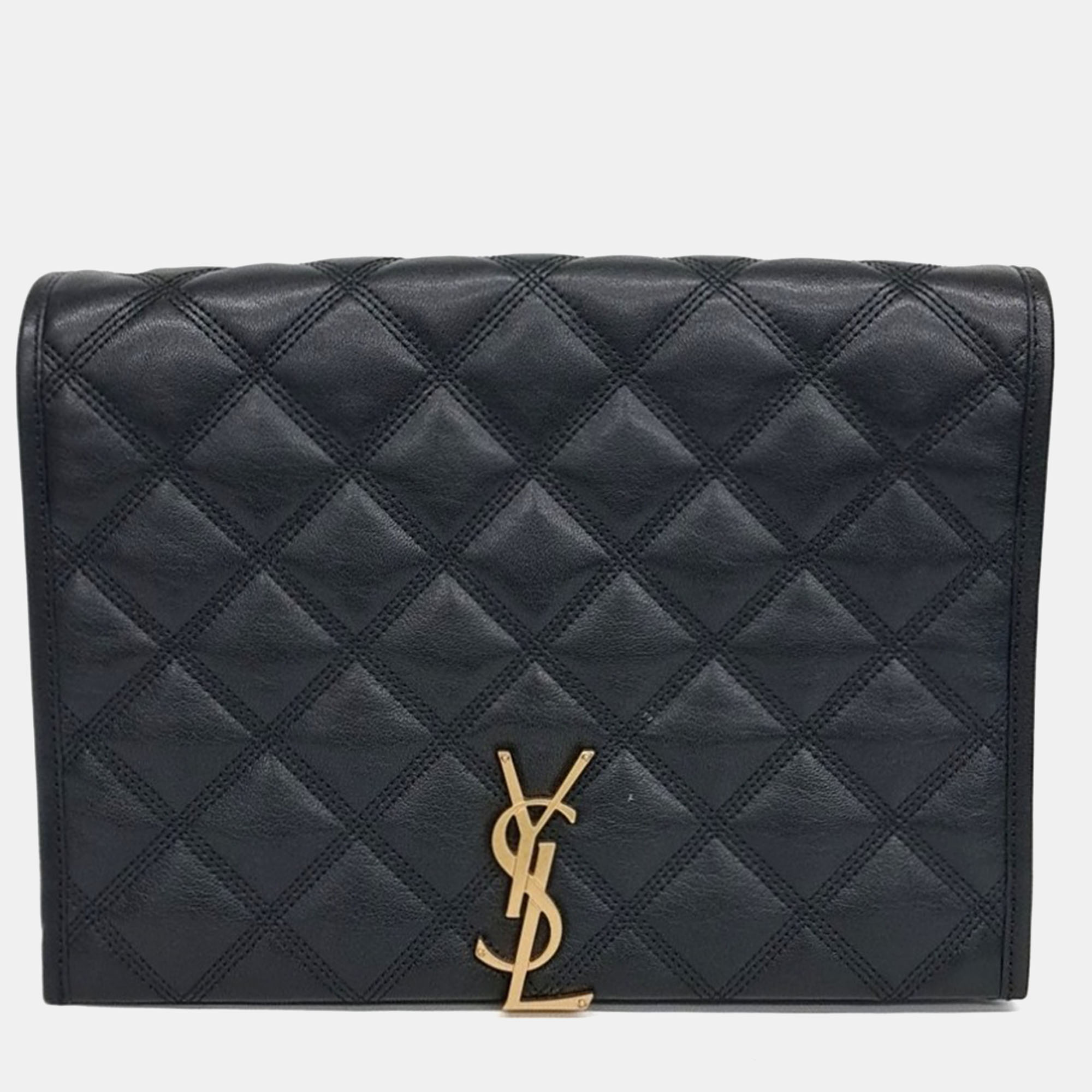 

Saint Laurent Paris Black Leather Saint Laurent Paris Black Chain Becky Bag