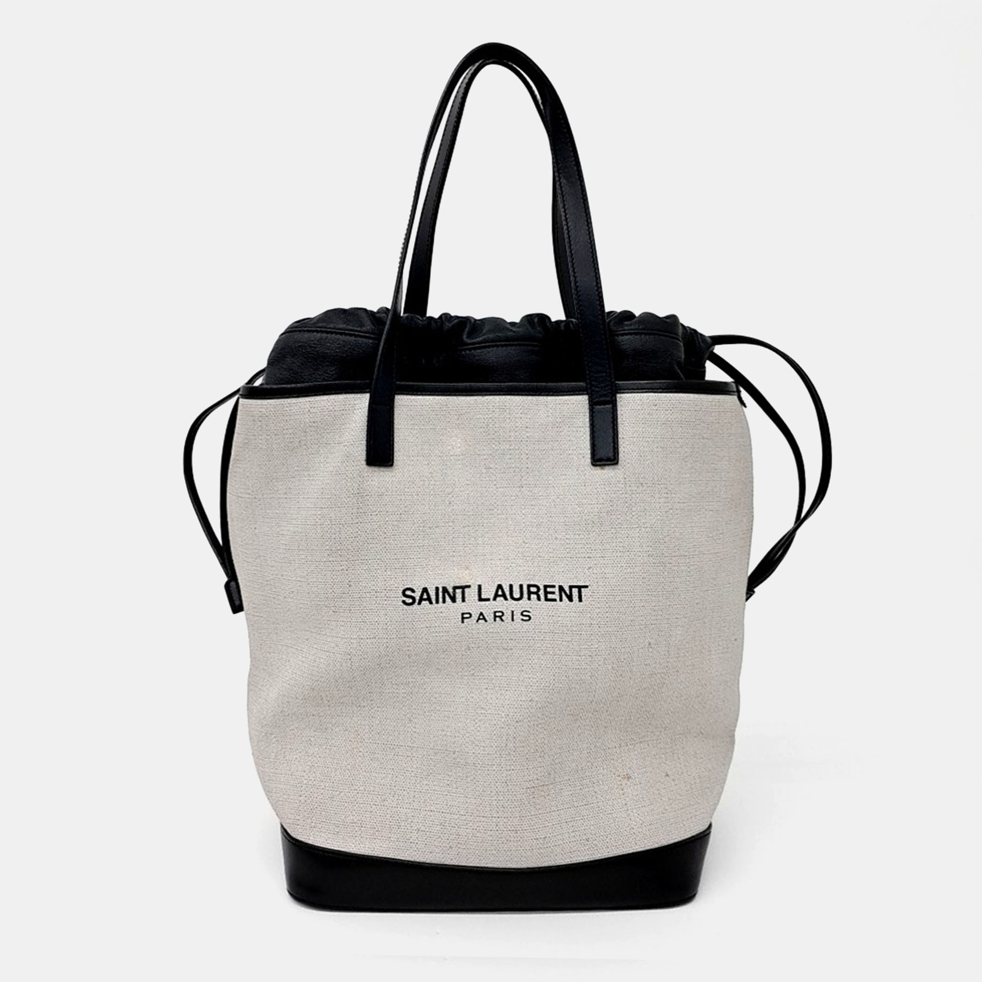 

Saint Laurent Paris Teddy Shopper Bag, Black