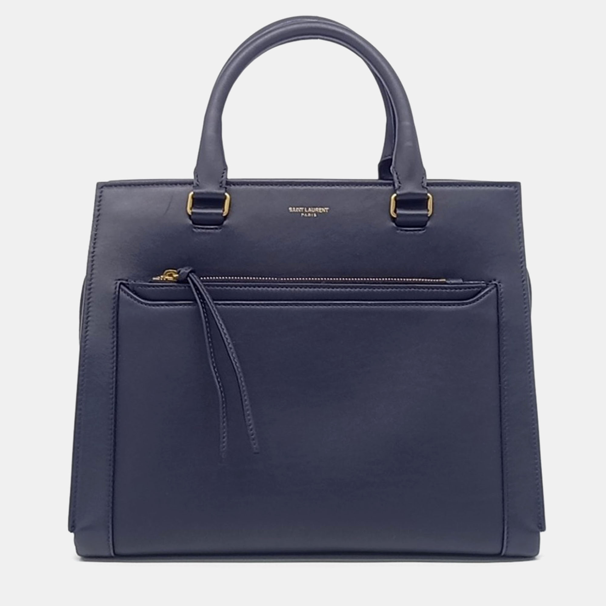 

Saint Laurent Paris Black Leather East Side Medium Tote Bag