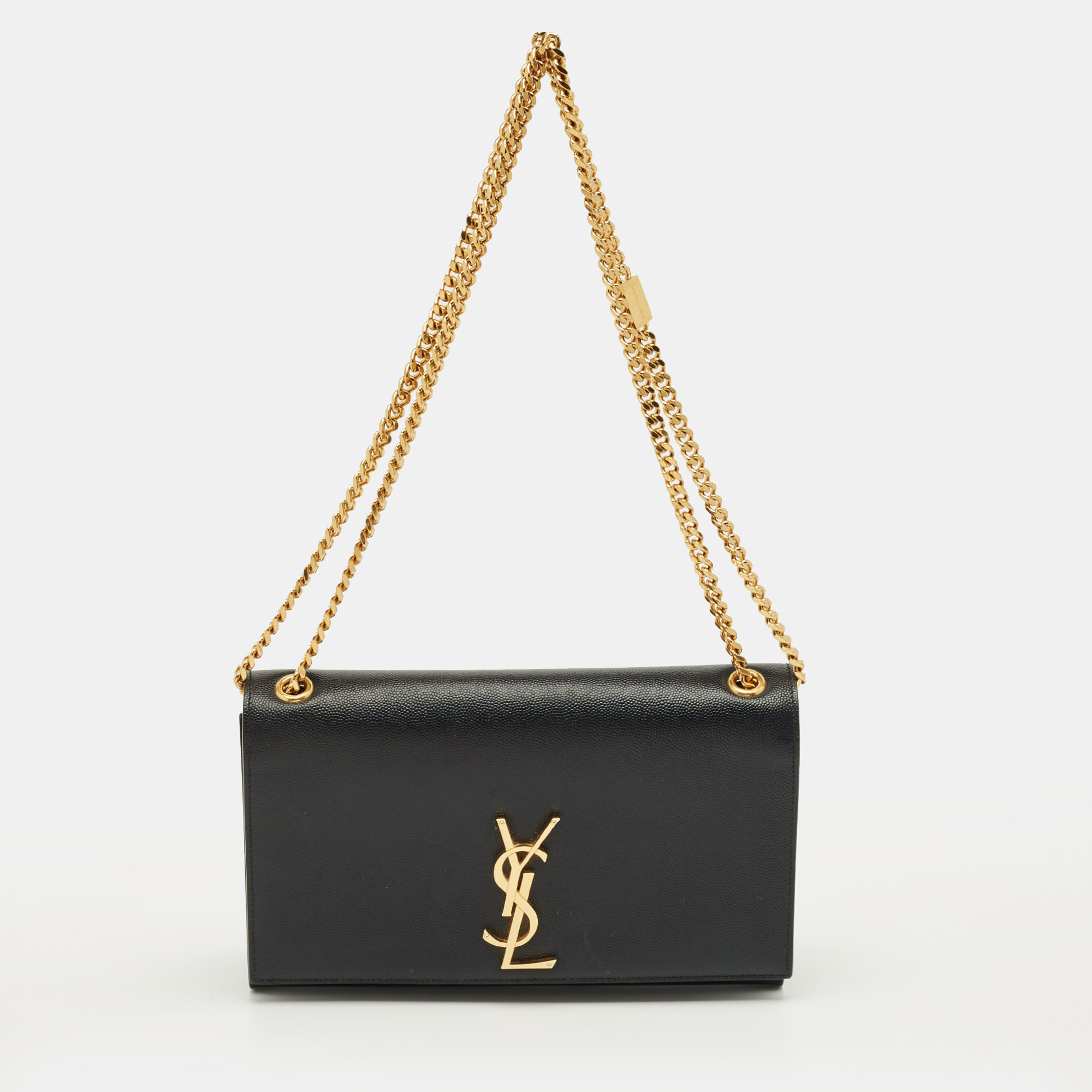 

Saint Laurent Black Leather  Kate Shoulder Bag