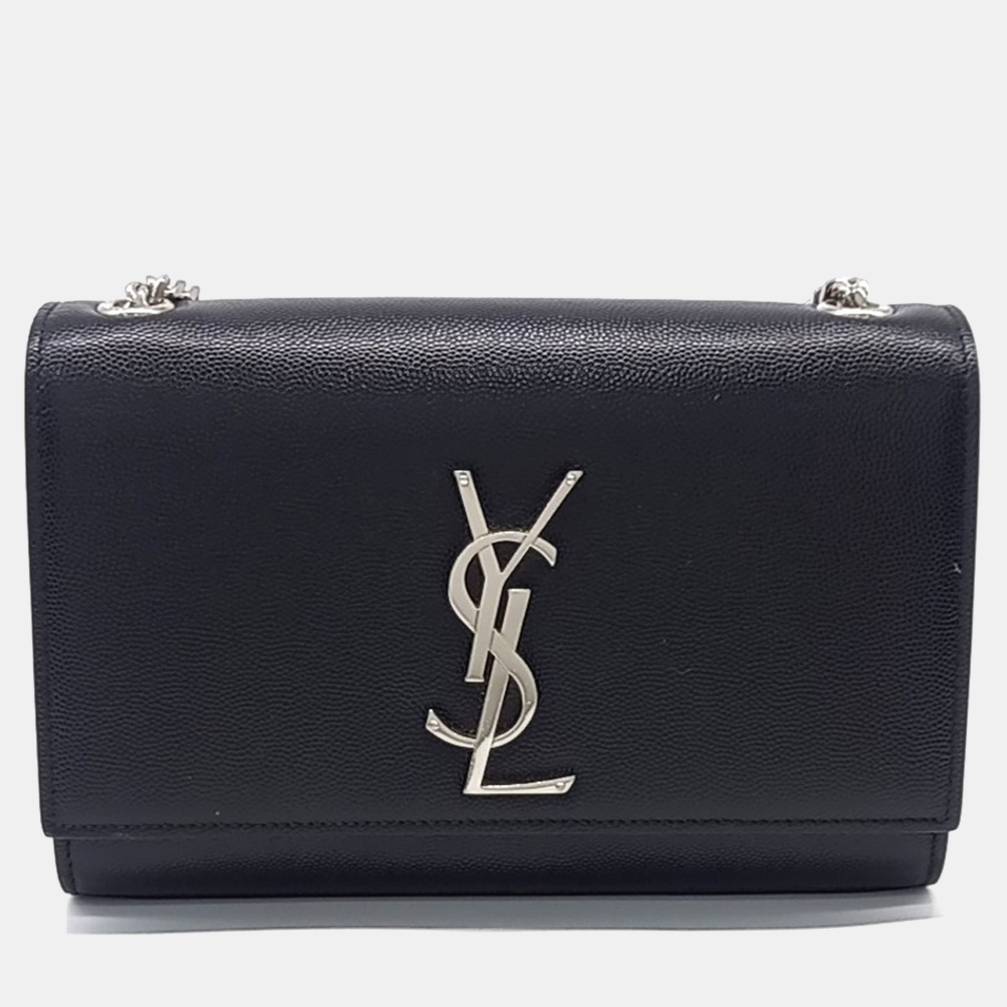 

Saint Laurent Paris Black Leather Kate Bag