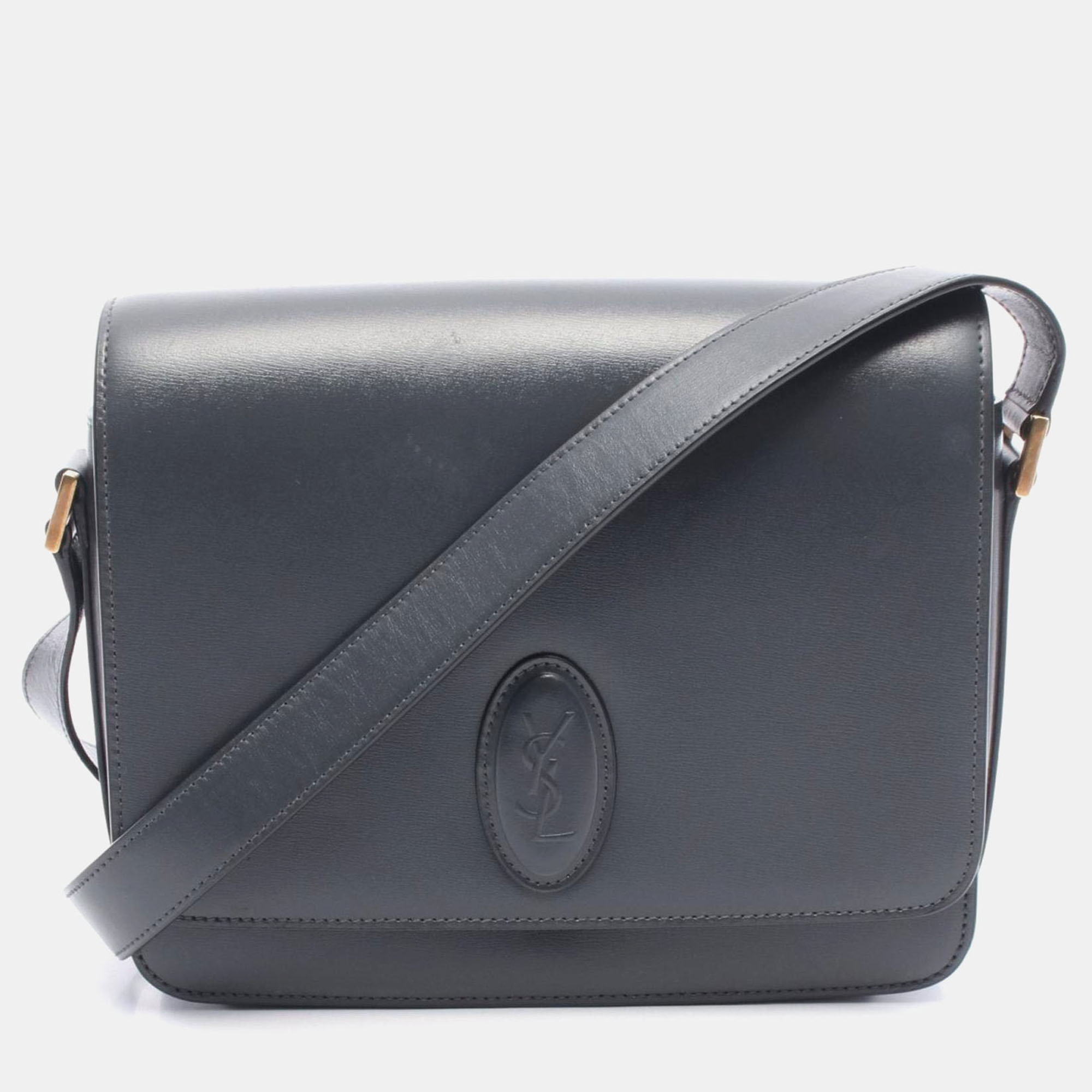 

Saint Laurent Le61 Shoulder Bag Leather Gray, Grey