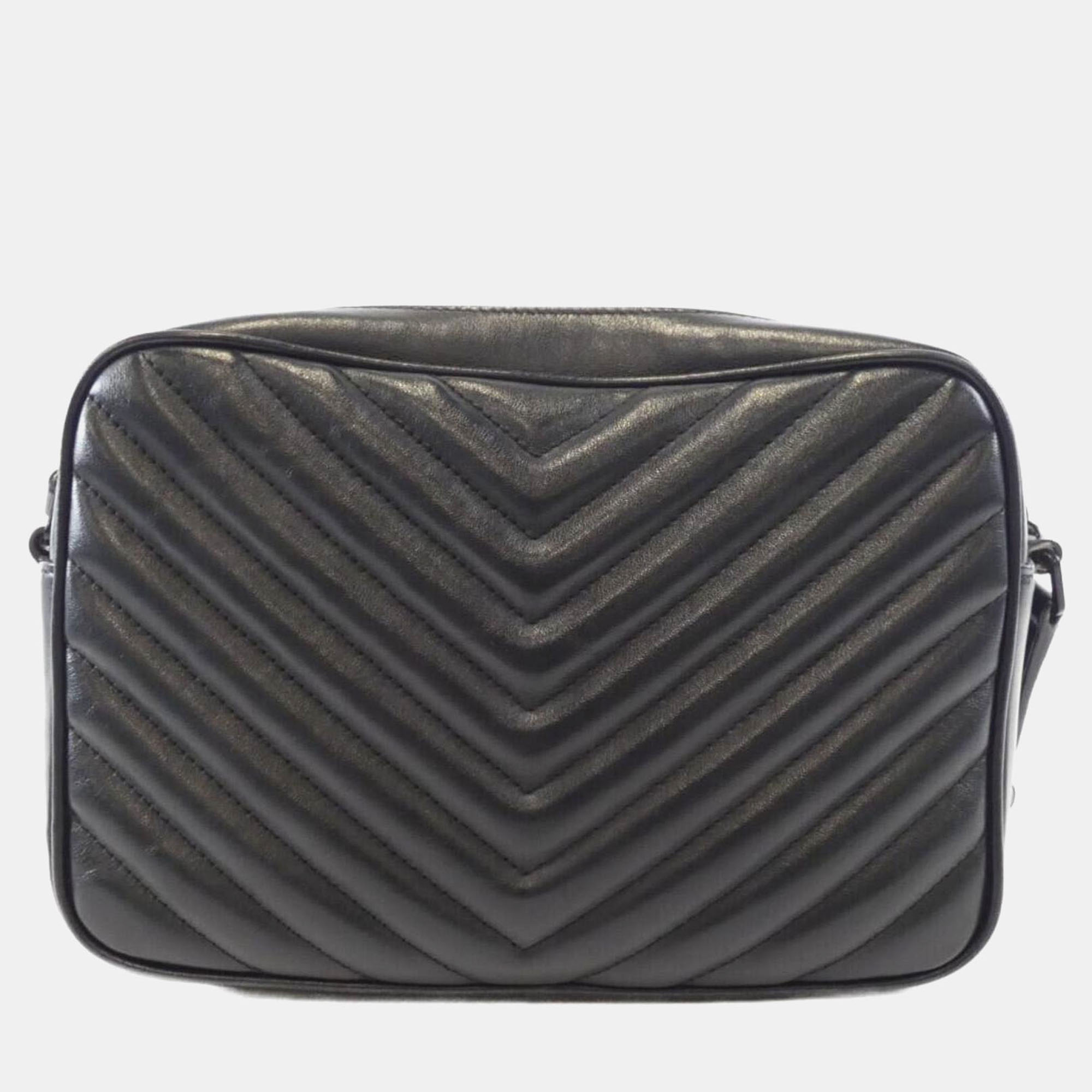 

Saint Laurent Lou Shoulder Bag, Black