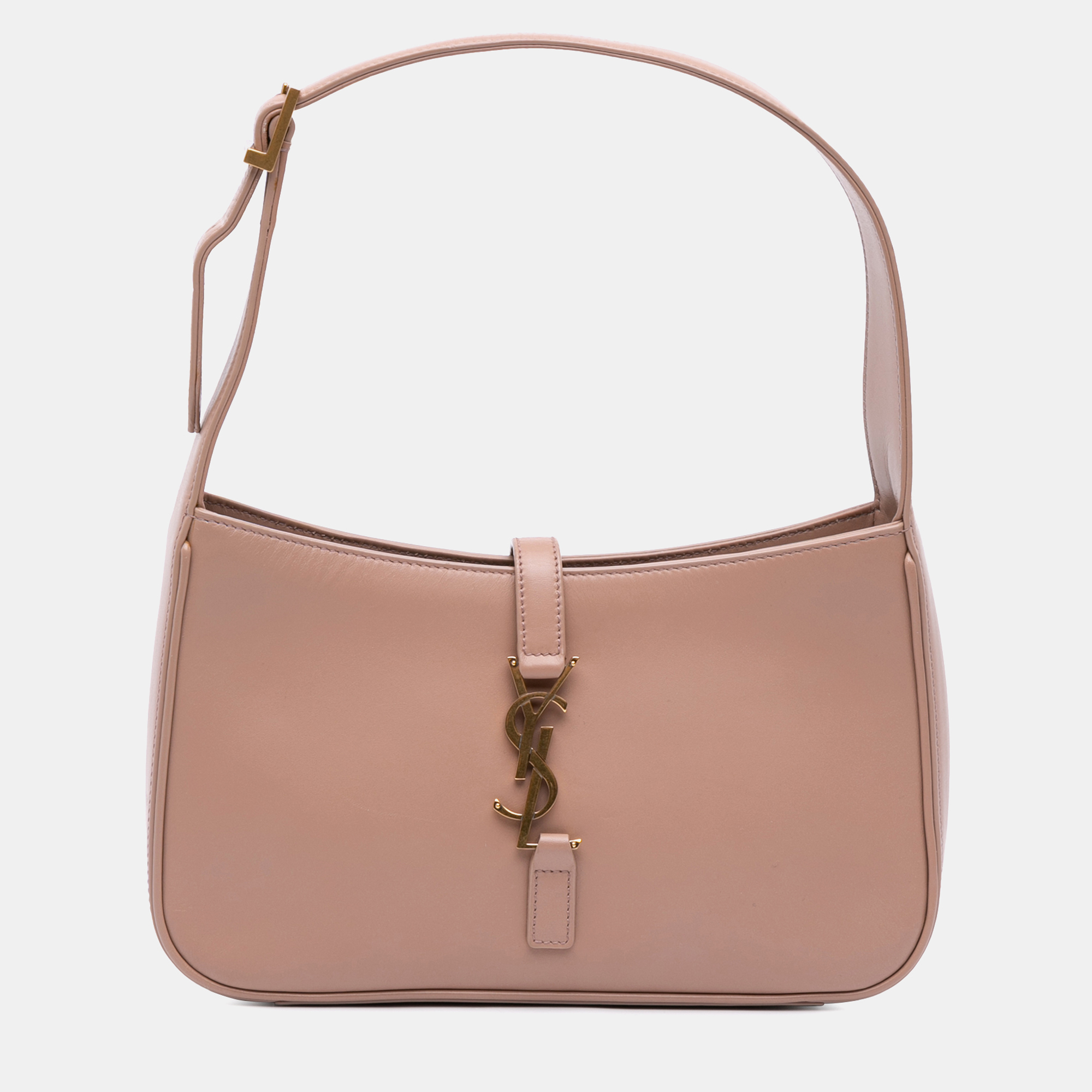 

Saint Laurent Paris Brown Smooth Calfskin Le 5 a 7 Shoulder Bag