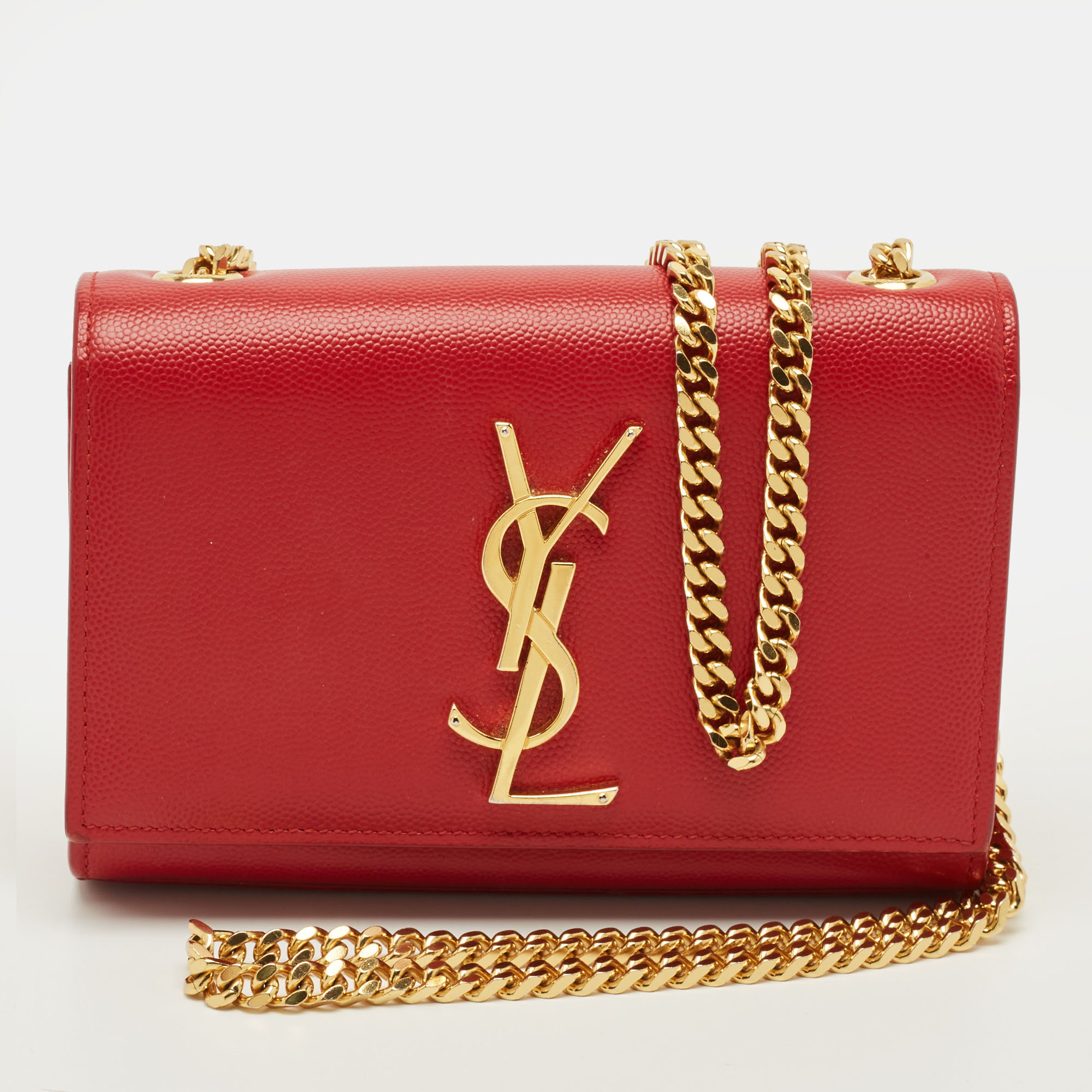 

Saint Laurent Kate  Red Leather Shoulder Bag