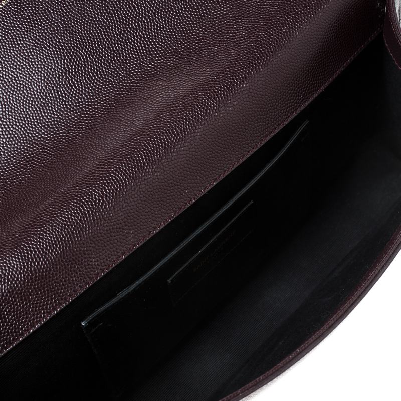

Saint Laurent Paris Burgundy Kate Clutch