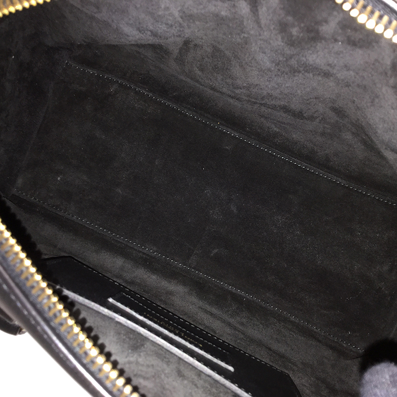 

Saint Laurent Black Leather Classic Baby Duffle Bag