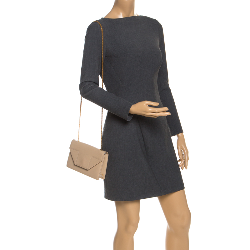 

Saint Laurent Paris Beige Leather Betty Crossbody Bag