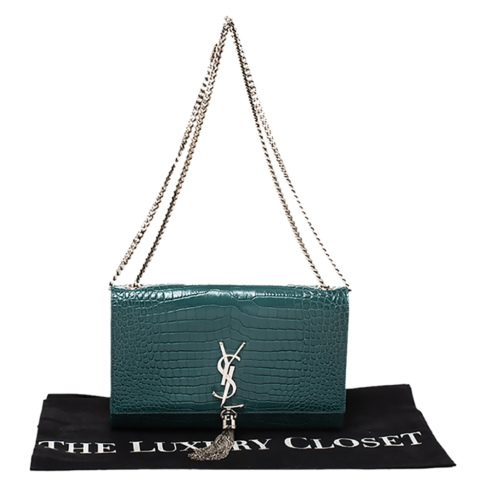 YSL Green Calfskin Kate Belt Bag QTBDQW18GH002