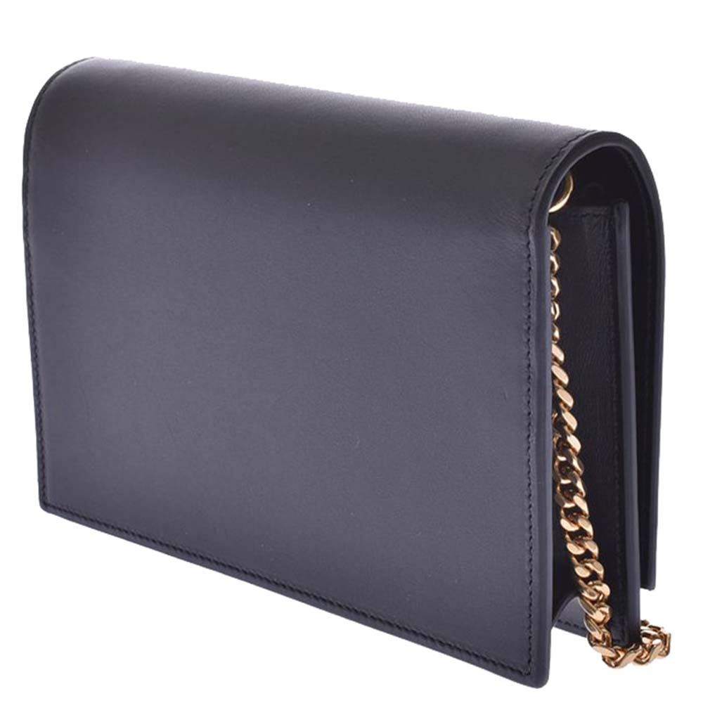 

Saint Laurent Paris Black Leather Kate Shoulder Bag