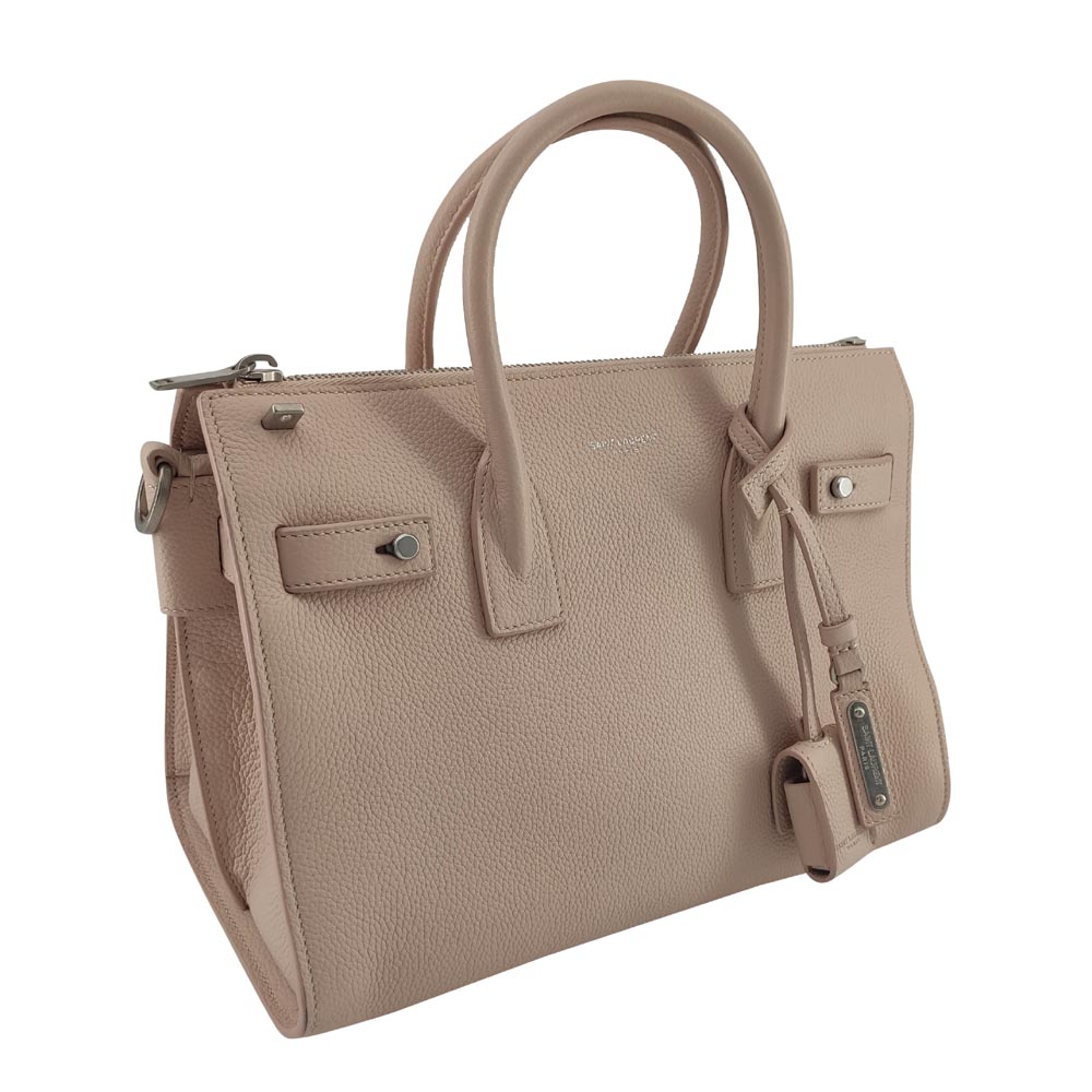 

Saint Laurent Beige Leather Sac De Jour Shoulder Bag