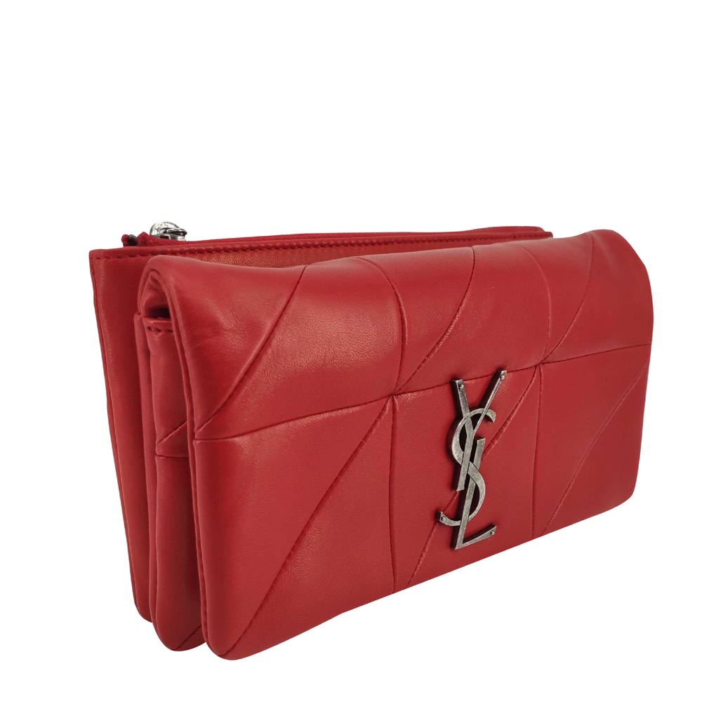 

Saint Laurent Paris Red Leather Jamie Patchwork Bag