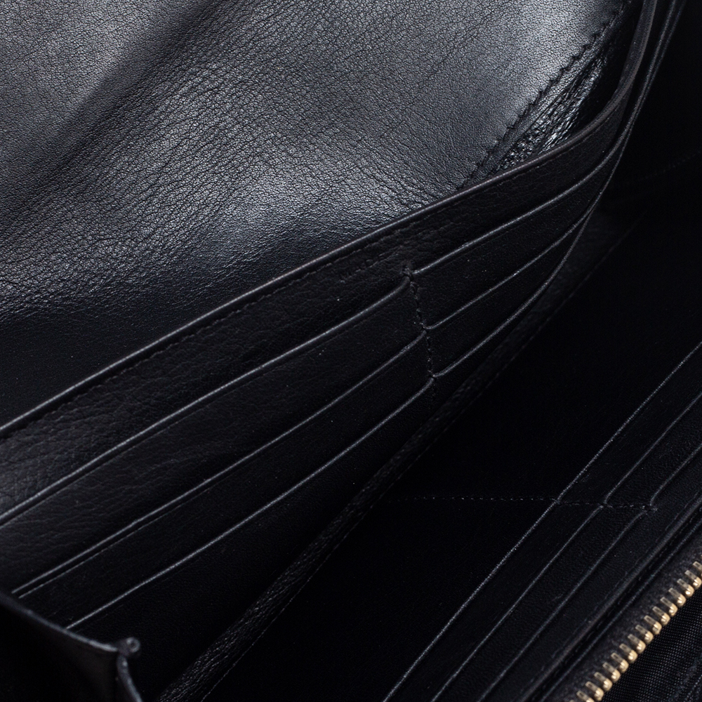 

Saint Laurent Black Leather Chyc Wallet