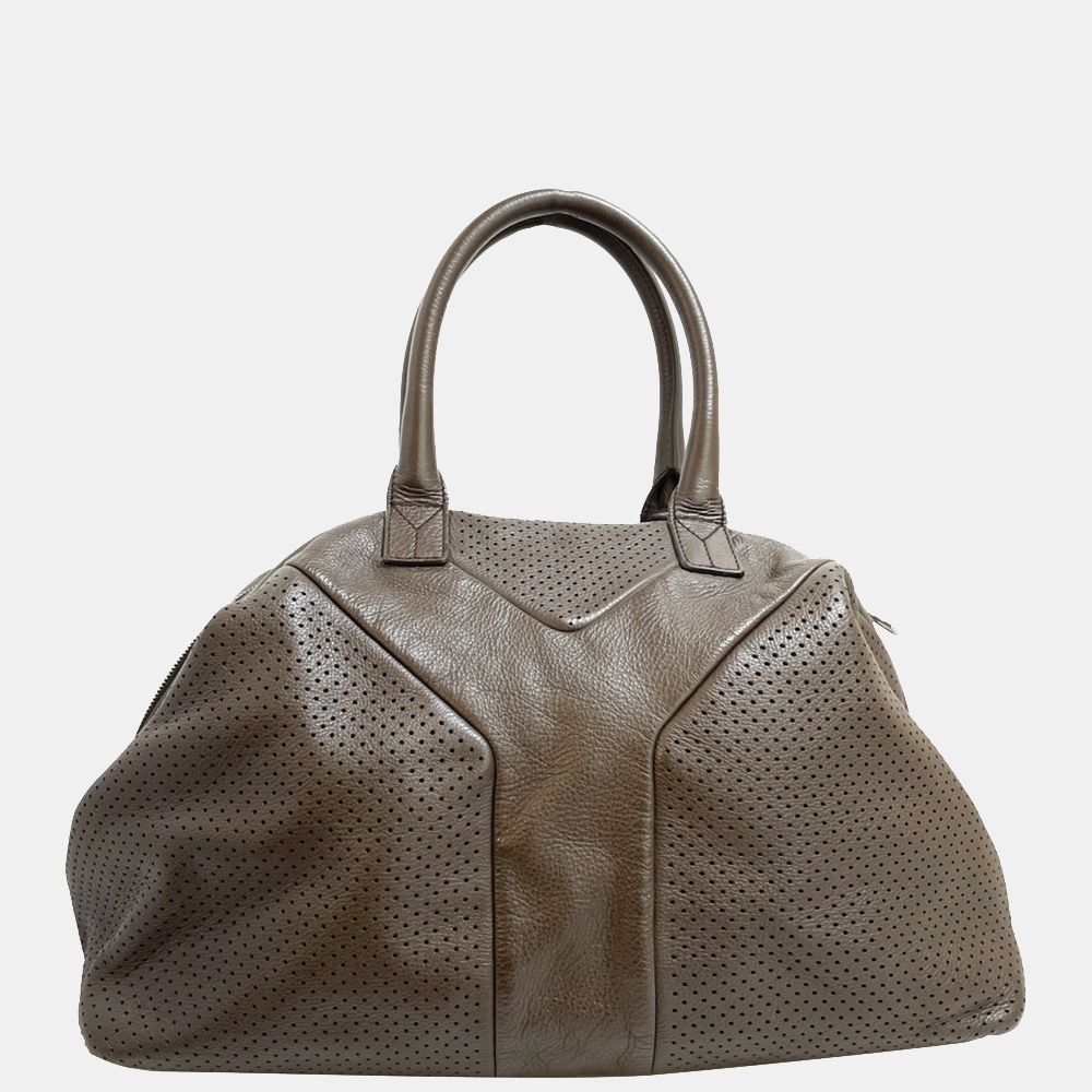 Ysl perforated hot sale tote bag