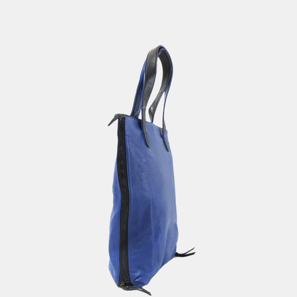 

Saint Laurent Paris Blue Leather Tote Bag