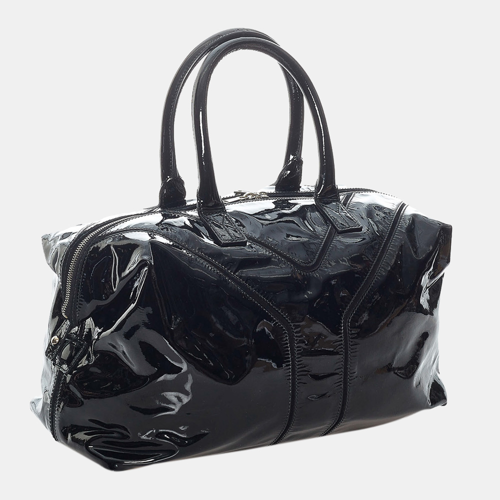 

Saint Laurent Paris Black Easy Y Patent Leather Tote Bag