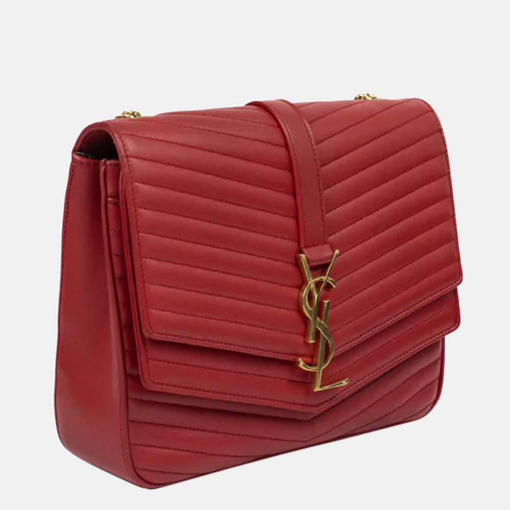 

SAINT LAURENT Sulpice Shoulder bag in Red Leather