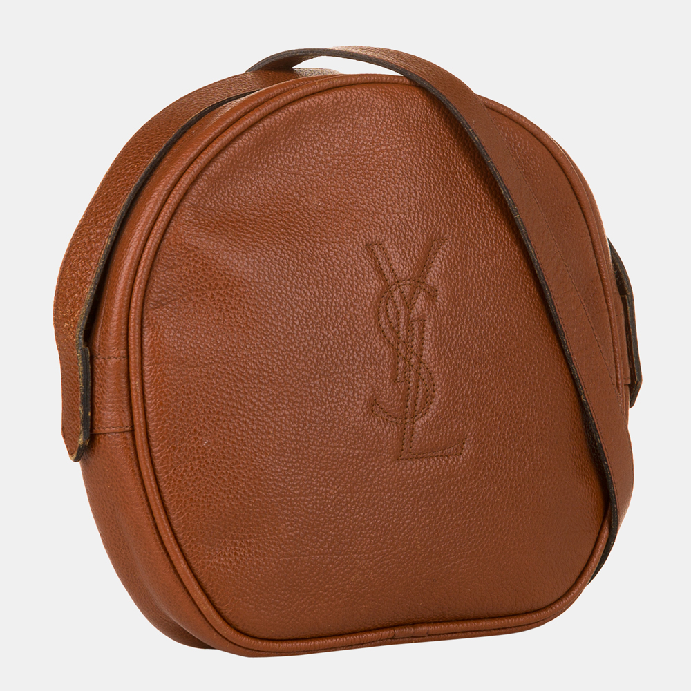 

Saint Laurent Paris Brown Calf Leather Crossbody Bag