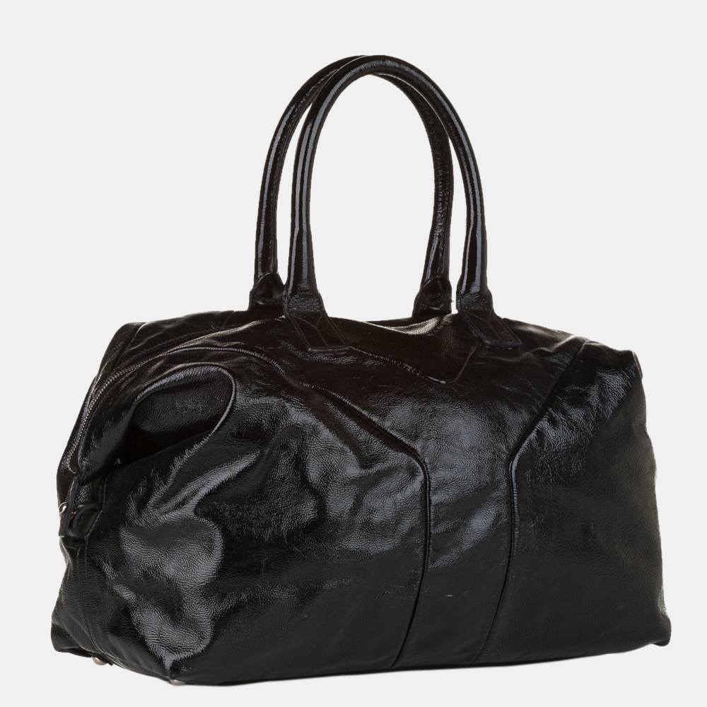 

Saint Laurent Paris Black Patent Leather Easy