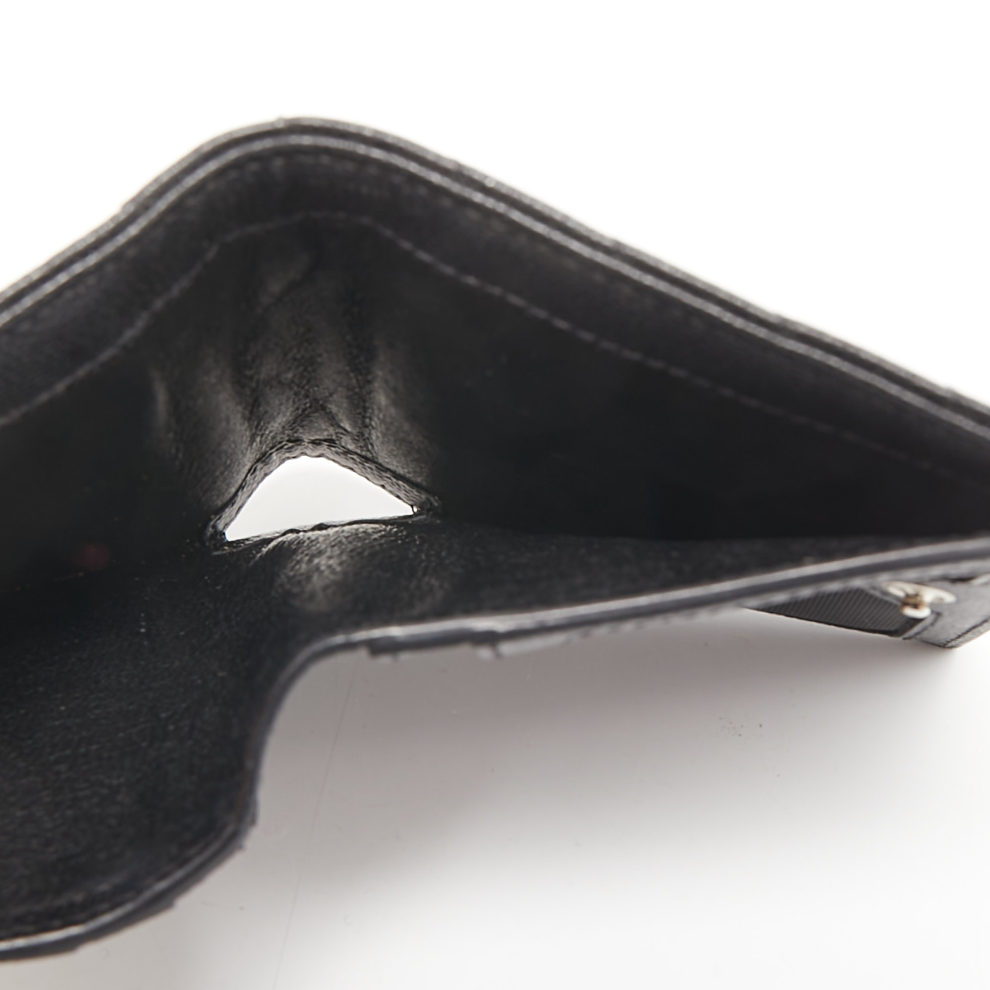 

Saint Laurent Matelassé Leather Cassandre Zip Compact Wallet, Black