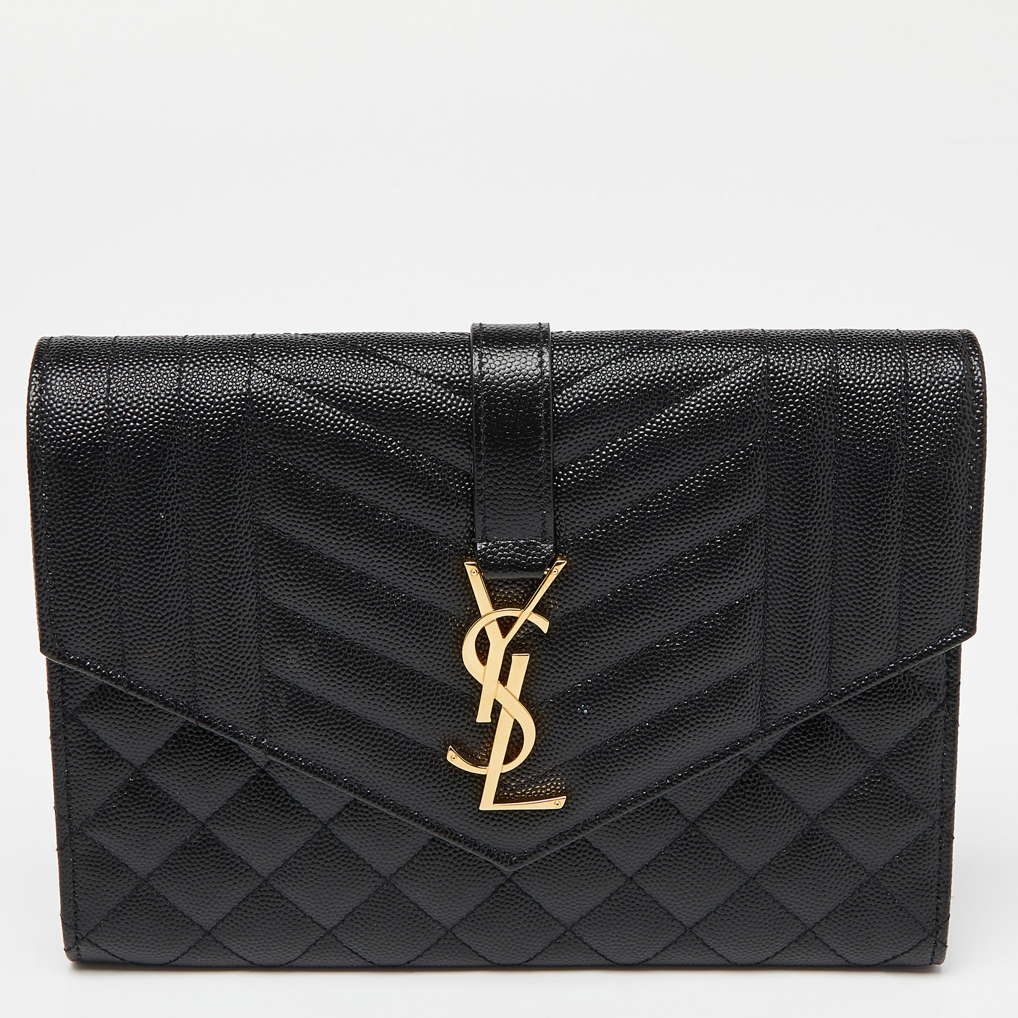 Saint Laurent Pre-Owned 1990-2000s Triangle Logo kiss-lock Coin