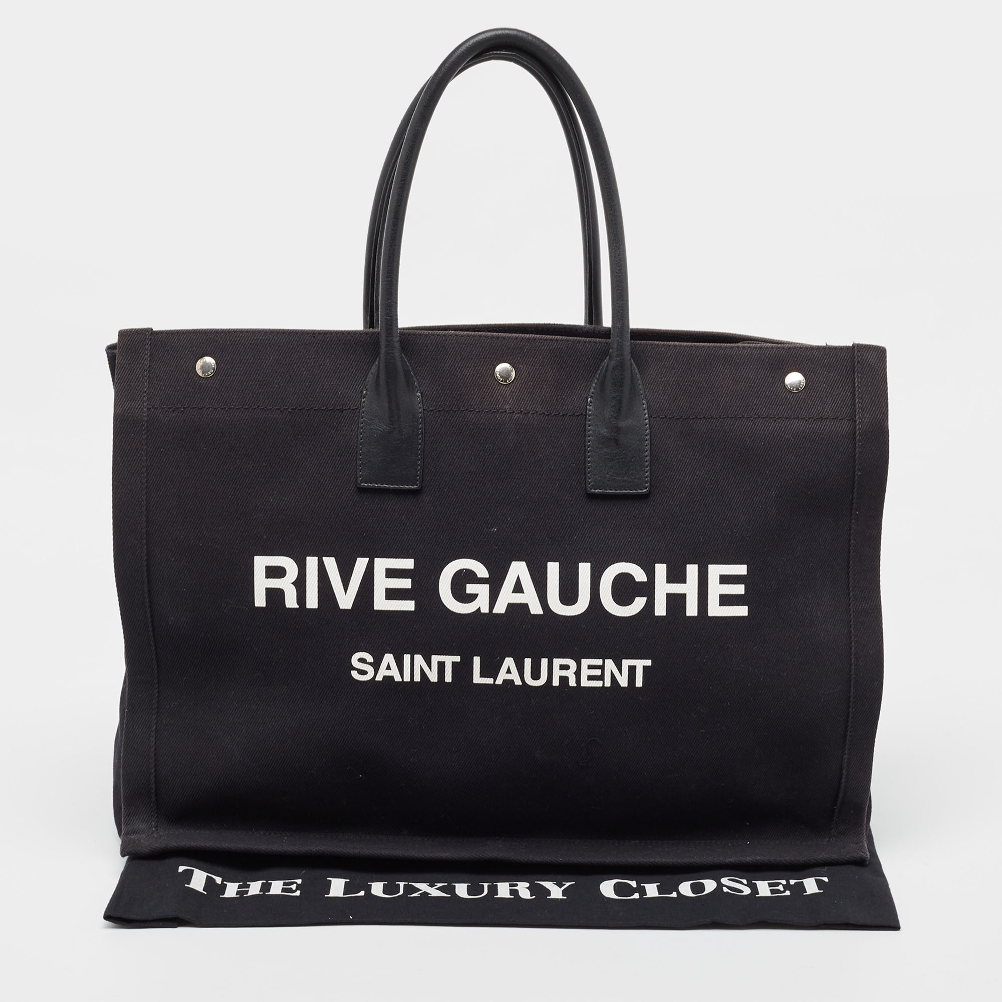 Paris Rive Gauche Black Tote bag