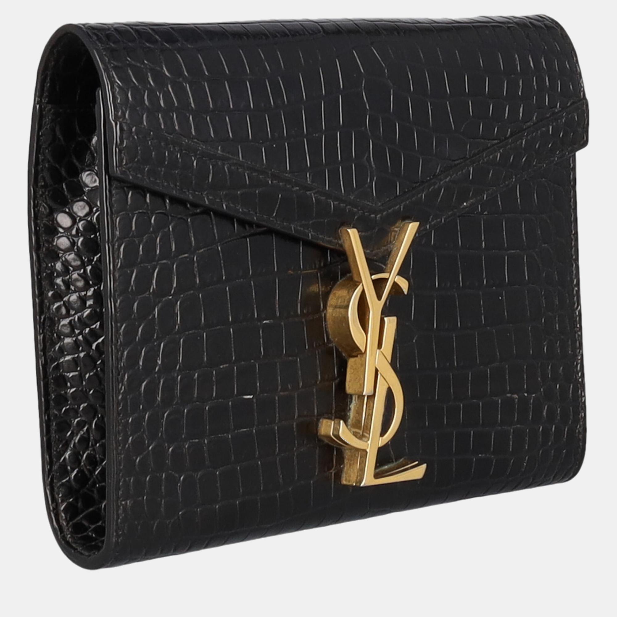 

Saint Laurent Women's Leather Cross Body Bag - Black