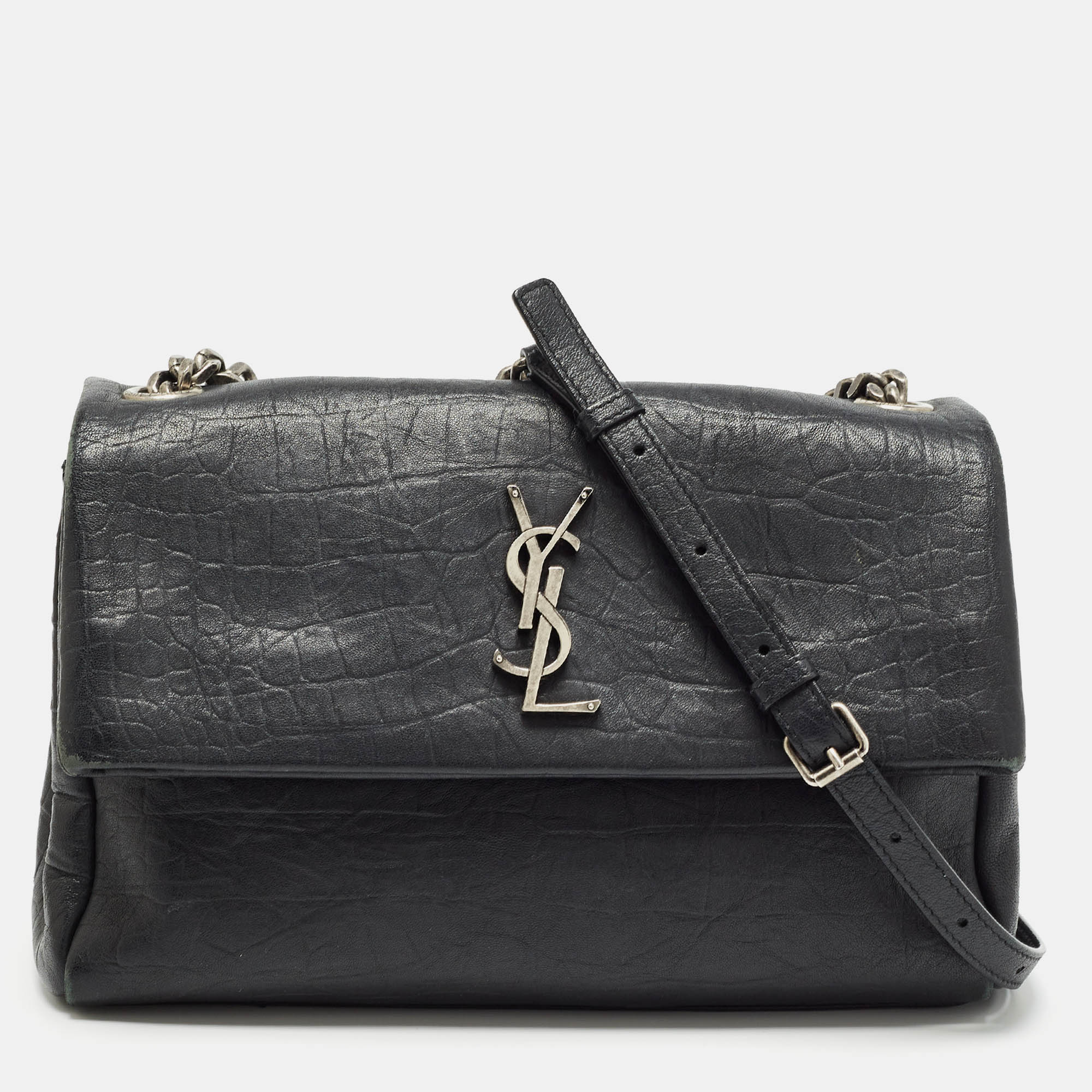 

Saint Laurent Black Leather West Hollywood Shoulder Bag