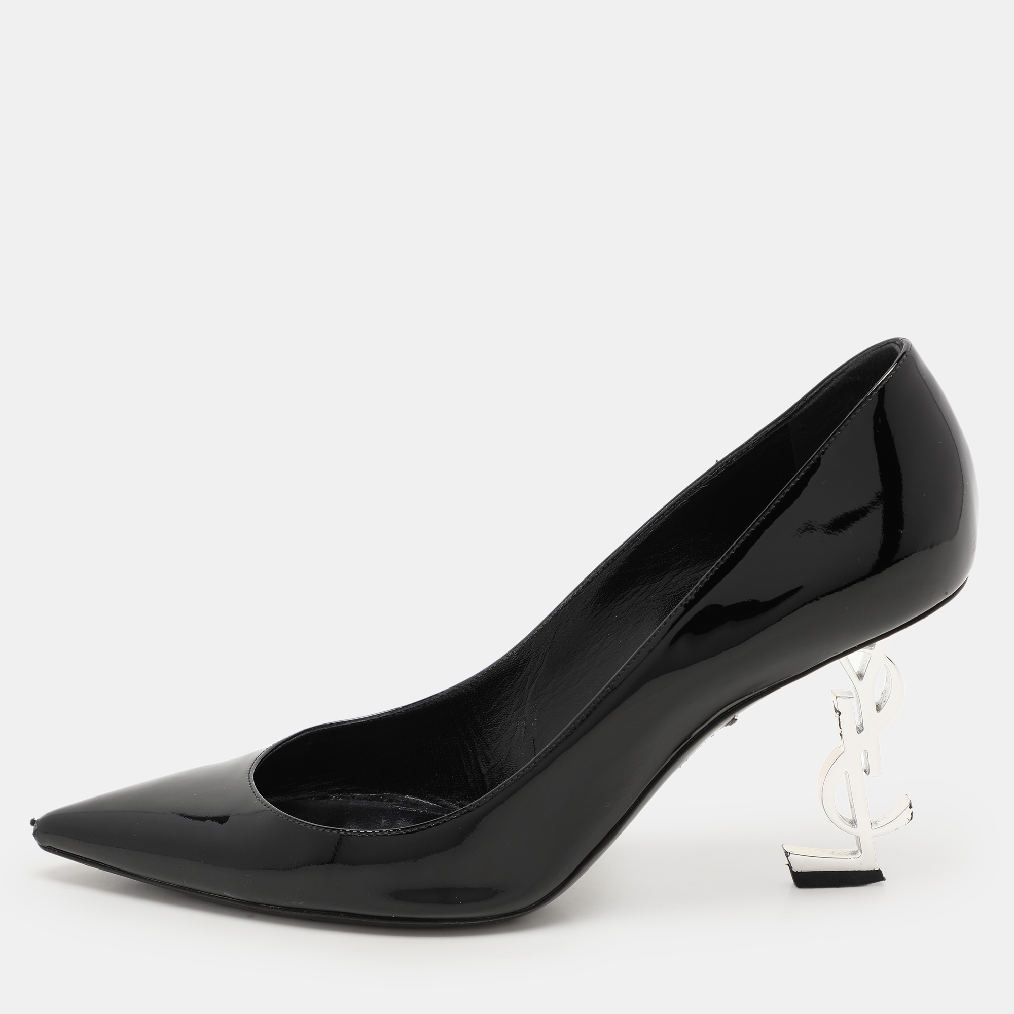 

Saint Laurent Black Patent Leather Opyum Pumps Size 38