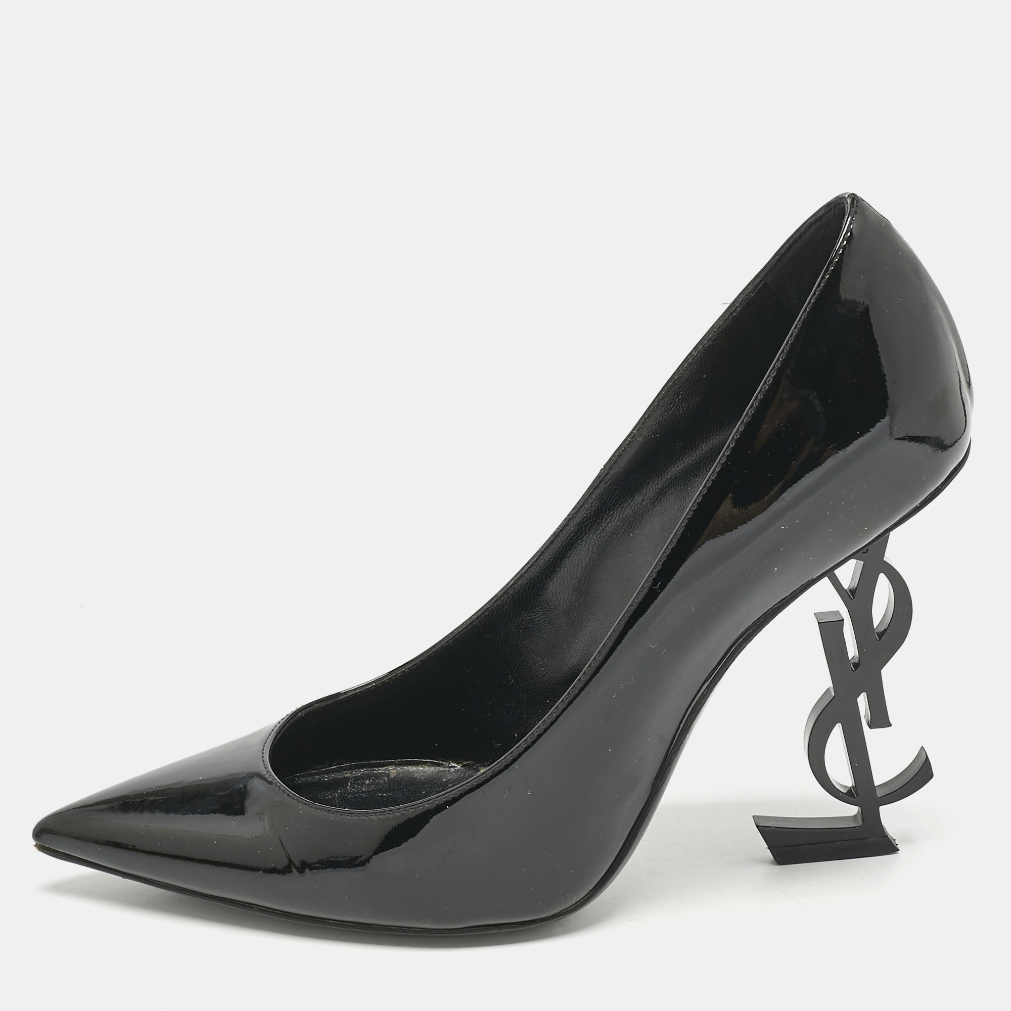 

Saint Laurent Black Patent Leather Opyum Pumps Size