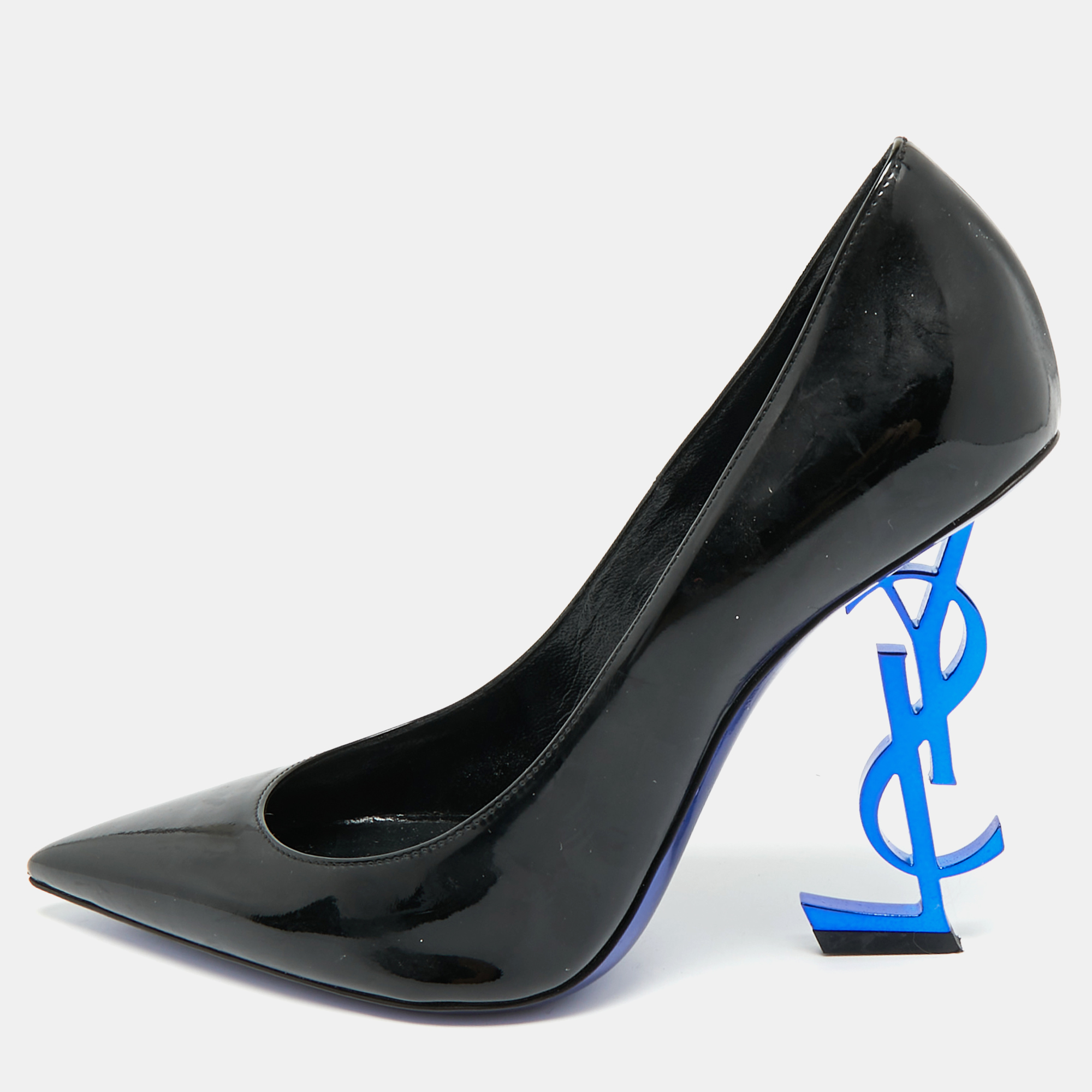 

Saint Laurent Paris Opyum Size  Black Patent Leather Pumps