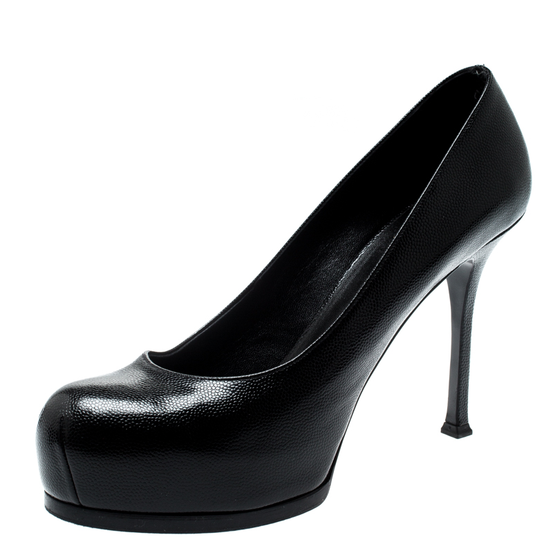 ysl platform pumps