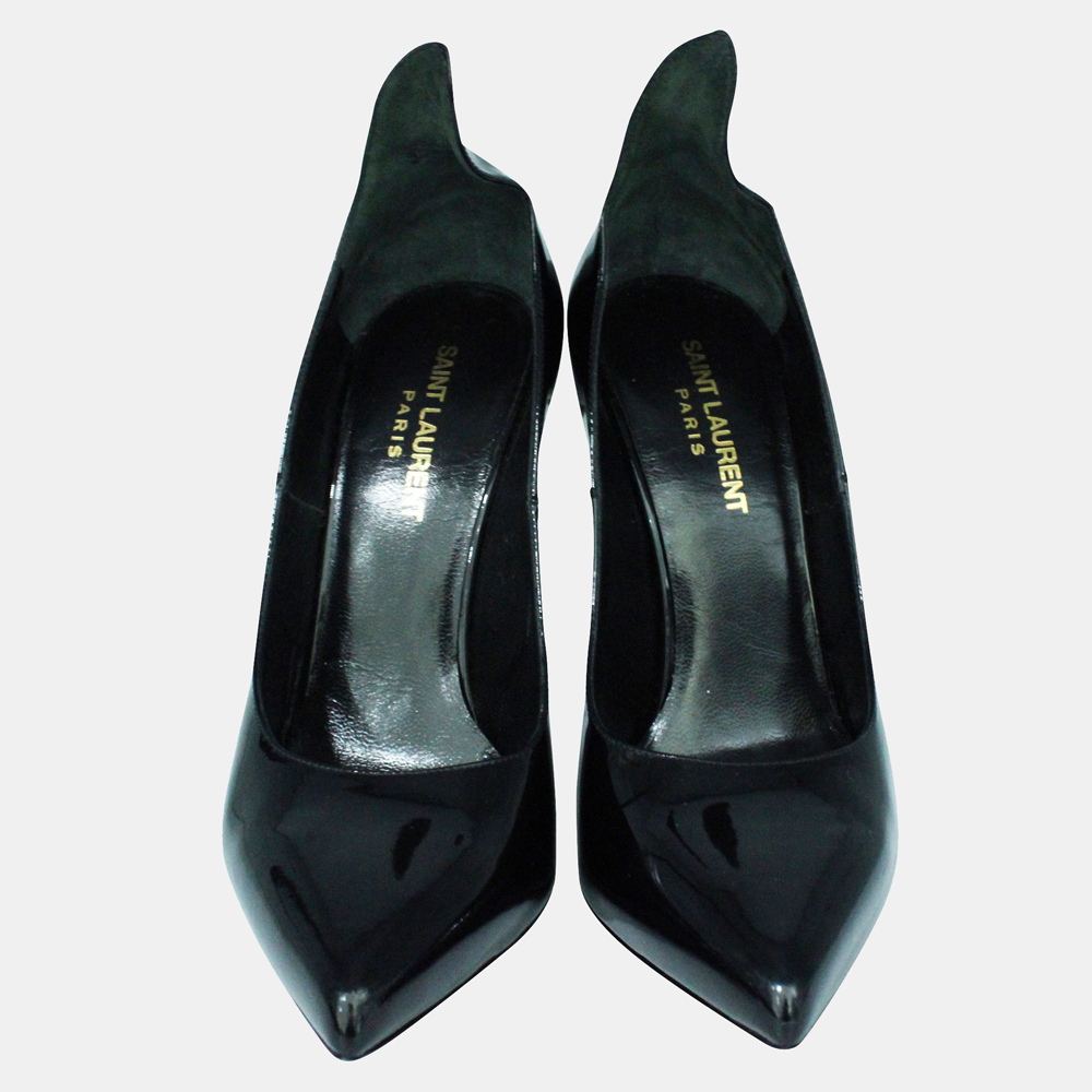 

Saint Laurent Black Patent Leather Pumps Size EU
