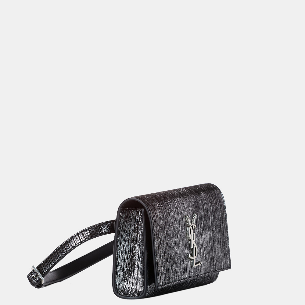 

Saint Laurent Paris Black Kate Patent Leather Belt Bag