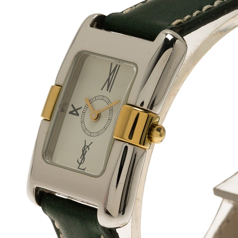 

Saint Laurent Paris White Stainless Steel Classic Women's Wristwatch
