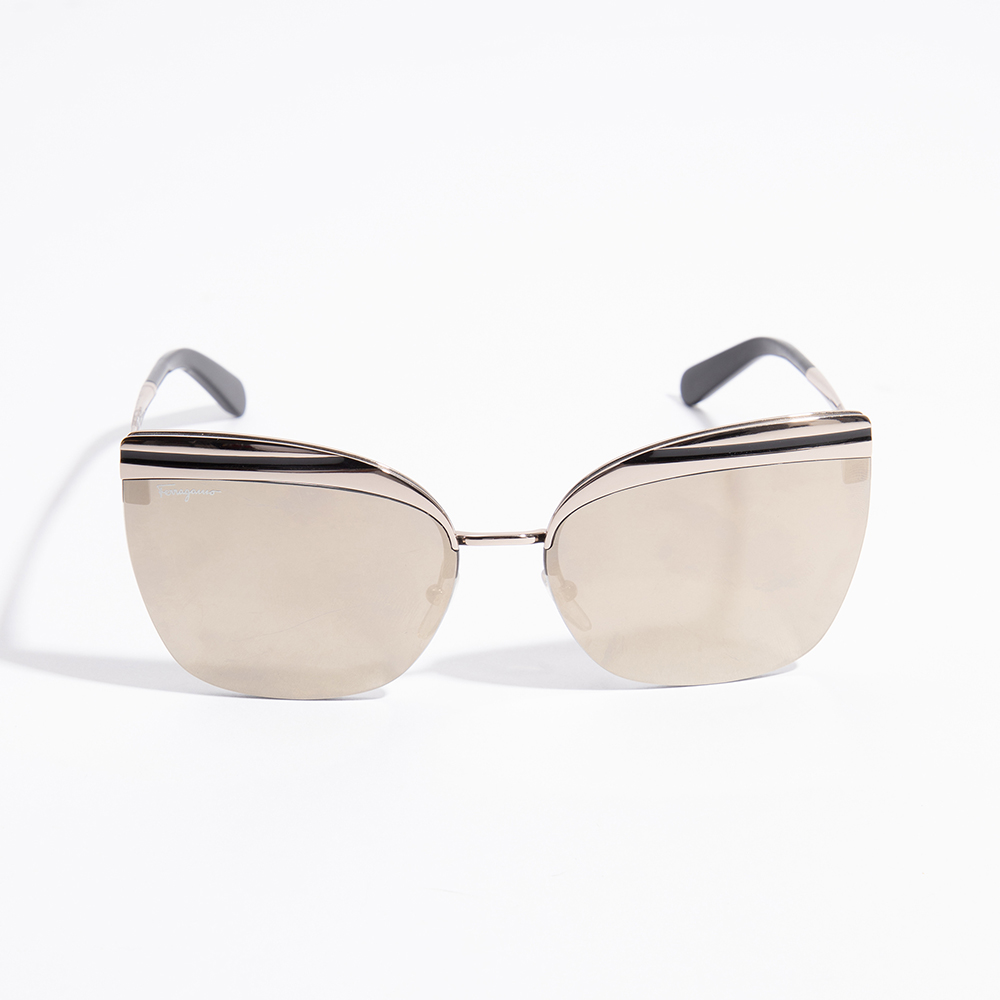 

Salvatore Ferragamo Silver Butterfly Sunglasses