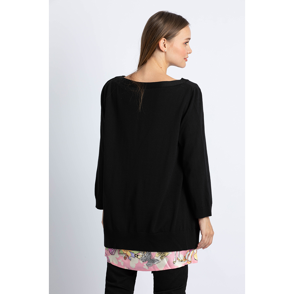 

Salvatore Ferragamo Black Cardinale Knitted Cardigan