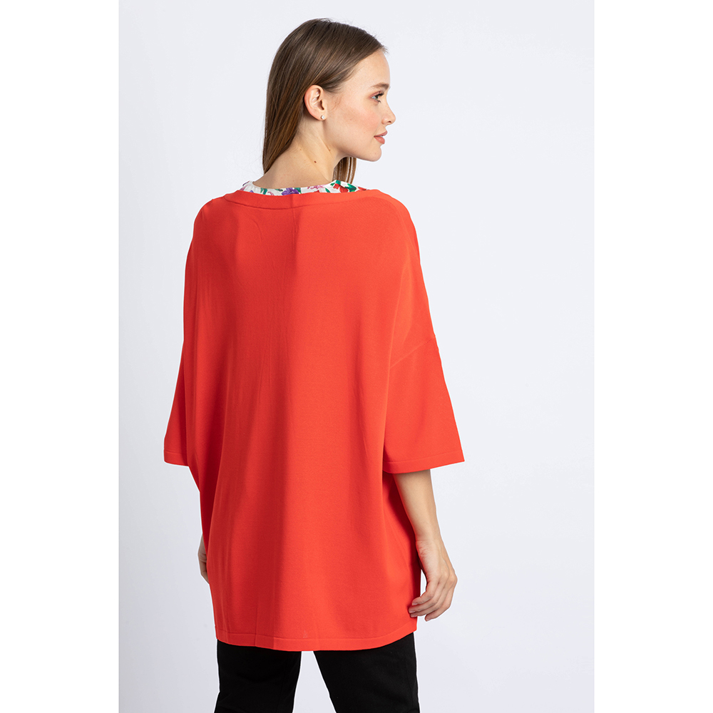 

Salvatore Ferragamo Orange Knitted Top
