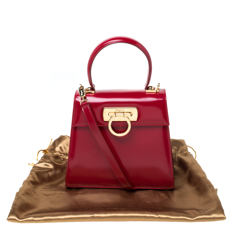 ferragamo bag red