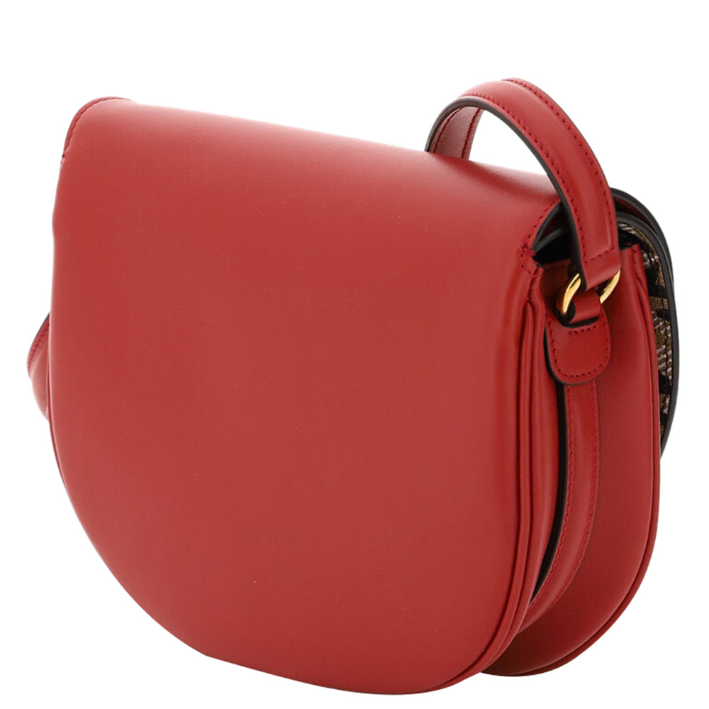 

Salvatore Ferragamo Red Leather Gancini Crossbody Bag