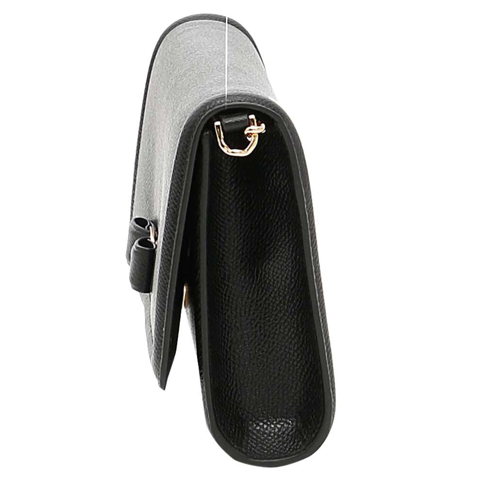 

Salvatore Ferragamo Black Grain Leather Vara Bow Mini Bag