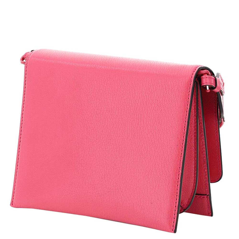 

Salvatore Ferragamo Pink Leather Trifolio Small Bag