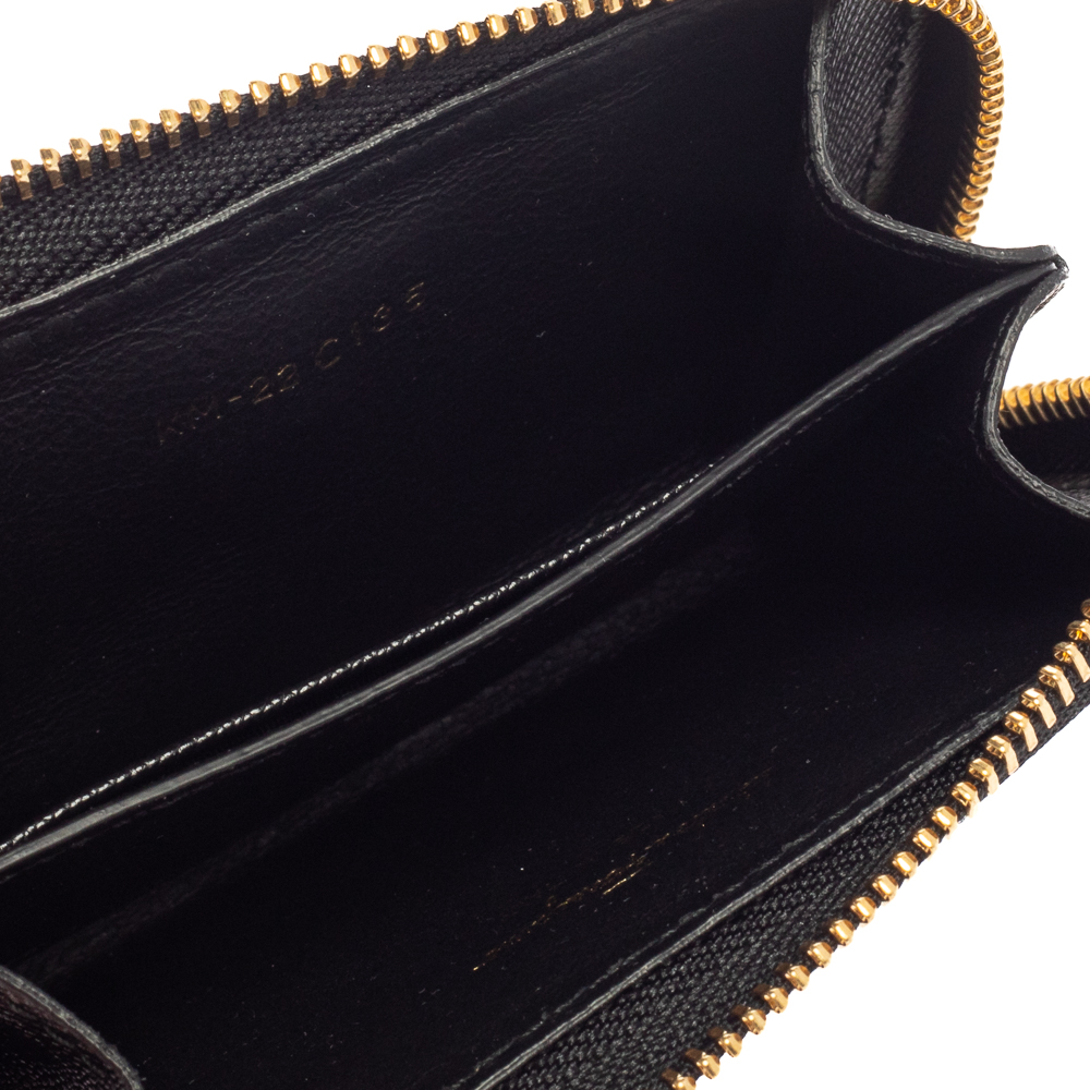 

Salvatore Ferragamo Black Leather Vara Bow Coin Purse