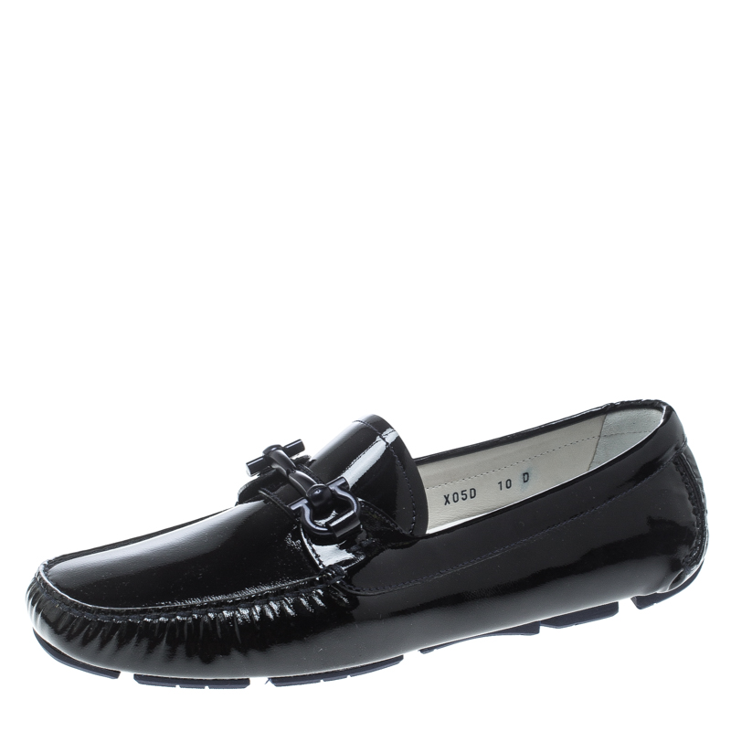 patent leather driving moccasins