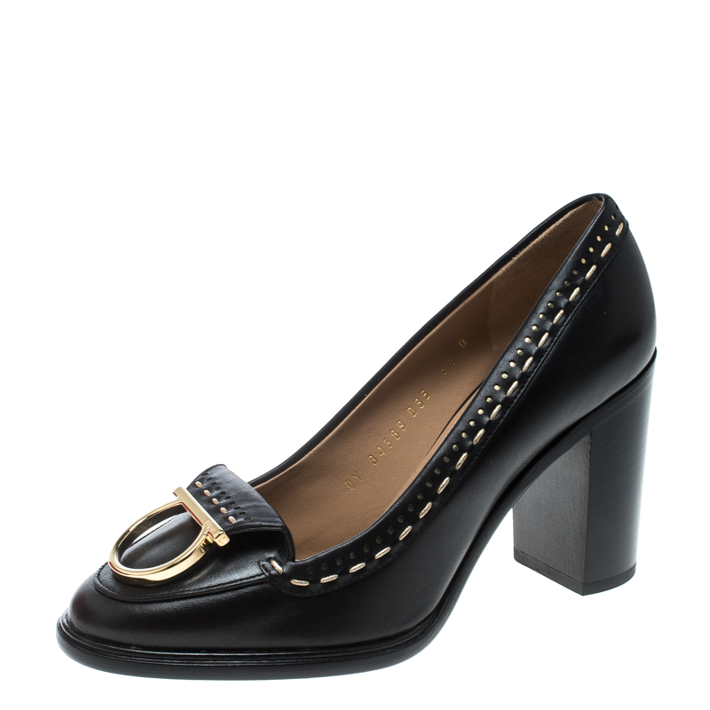 ferragamo block heel